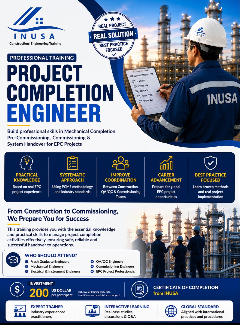Project Completion Engineer ( English )